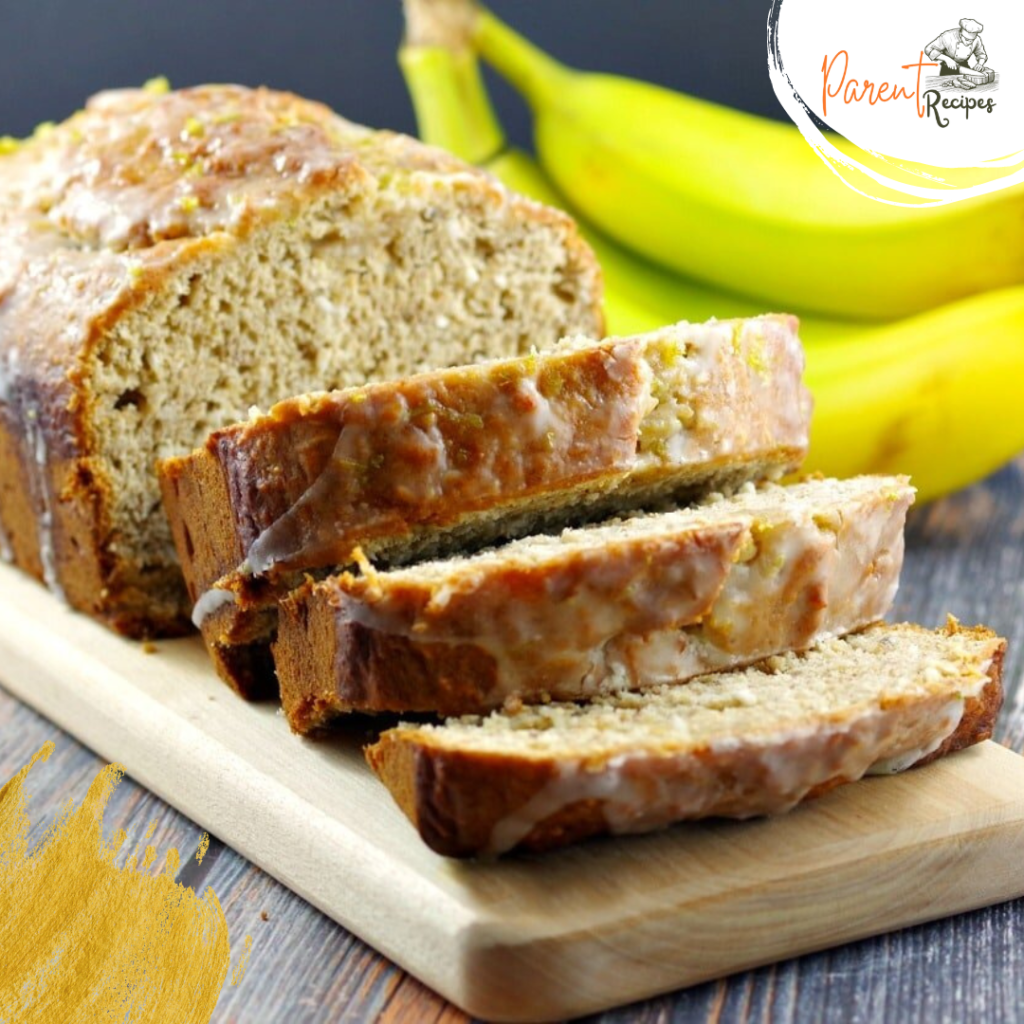 Sourdough Discard Banana Bread ready to serve